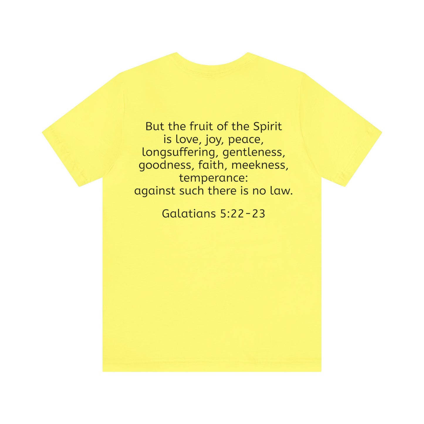 Galatians 5:22-23 Jersey Short Sleeve Tee