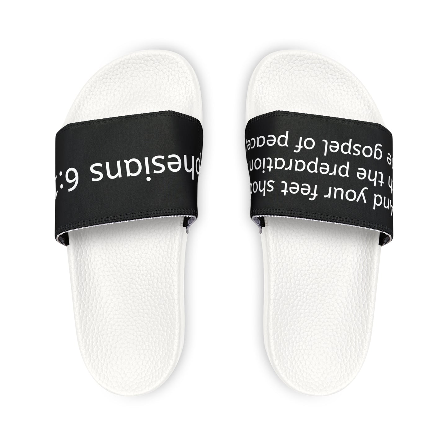 Ephesians 6:15 Women's PU Slide Sandals