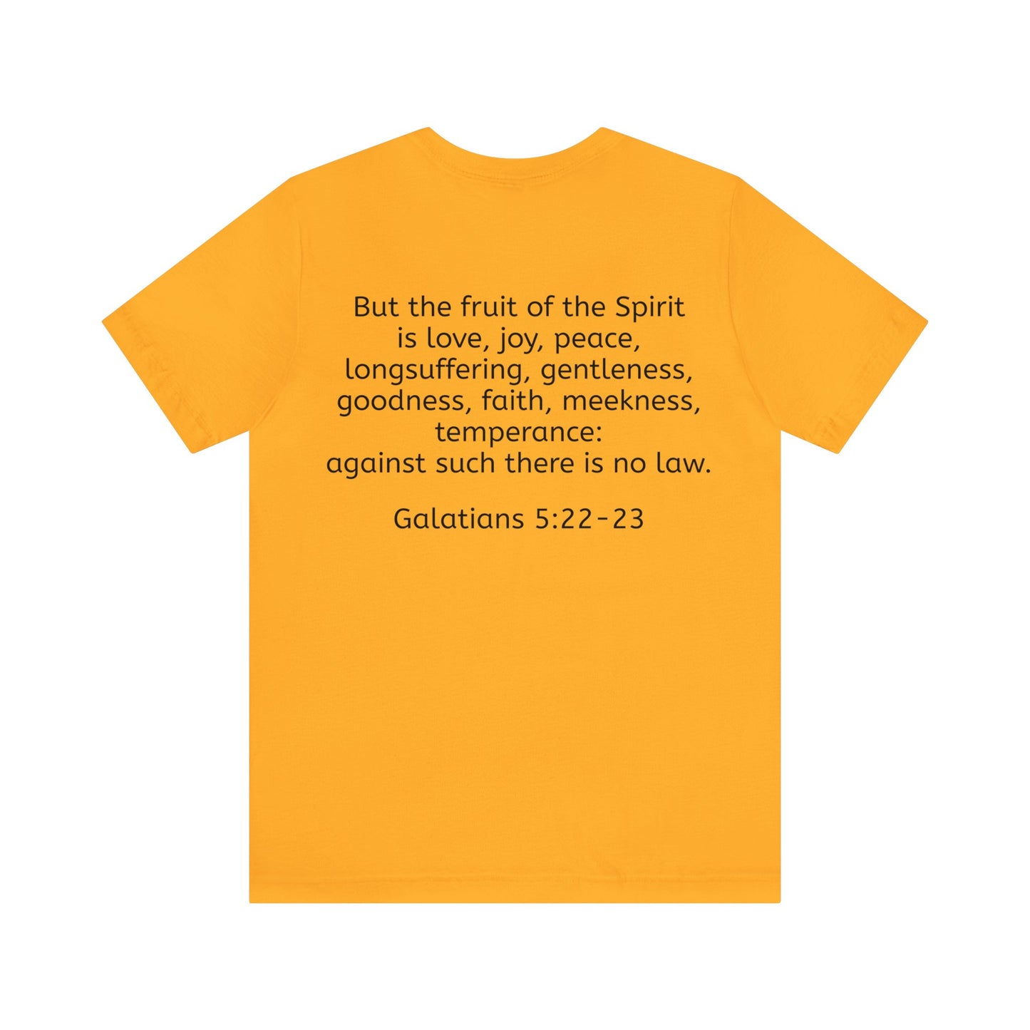 Galatians 5:22-23 Jersey Short Sleeve Tee