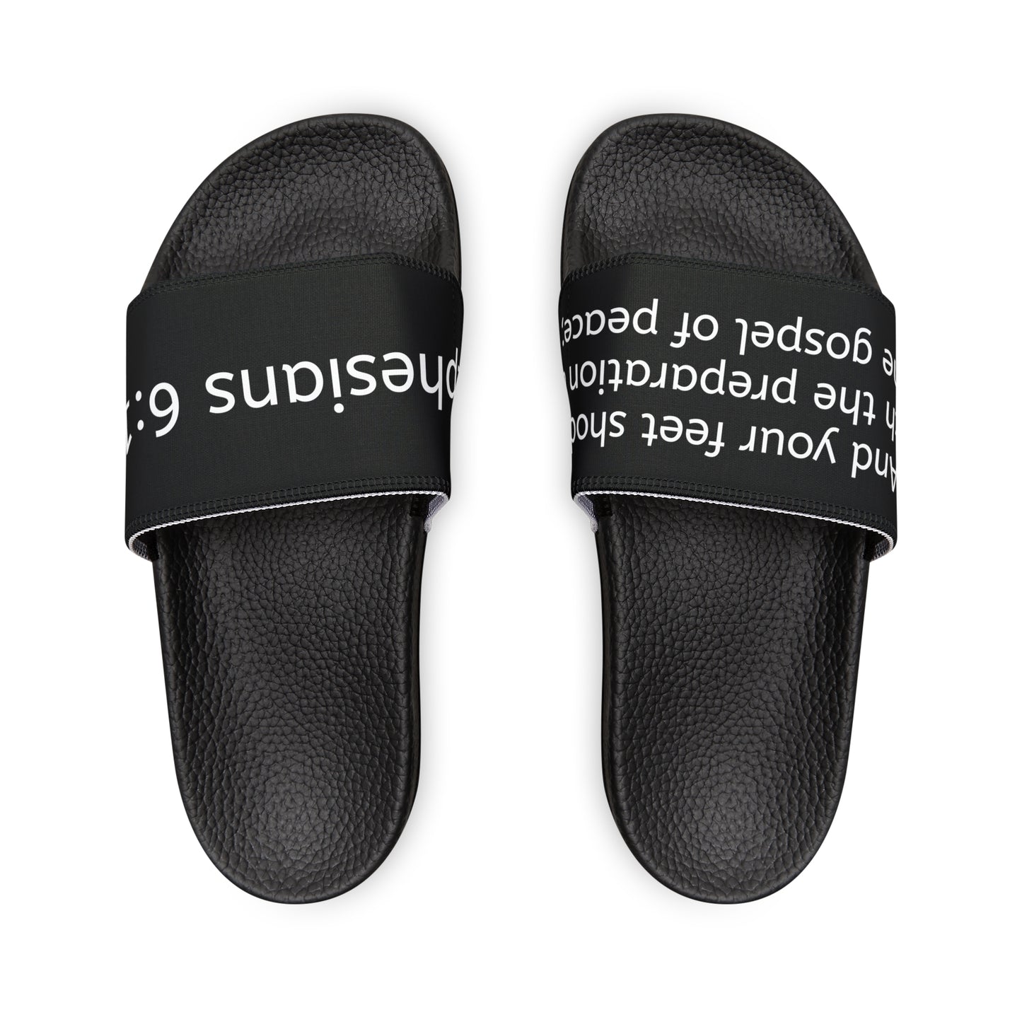 Ephesians 6:15 Women's PU Slide Sandals