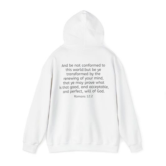 Romans 12:2 Heavy Blend™ Hooded Sweatshirt