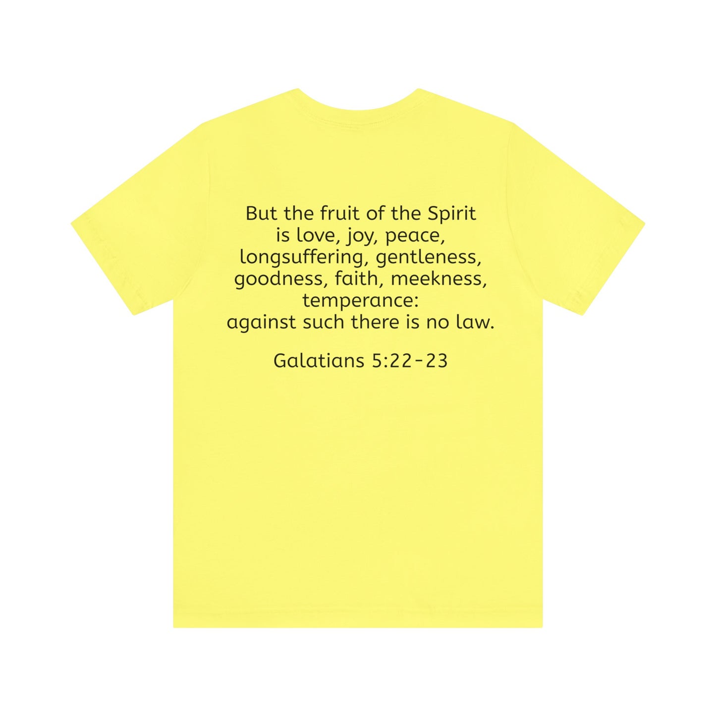 Galatians 5:22-23 Jersey Short Sleeve Tee