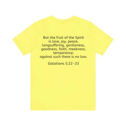 Galatians 5:22-23 Jersey Short Sleeve Tee